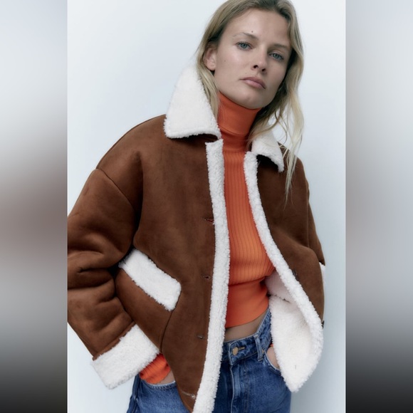 Zara Jackets & Blazers - NWT ZARA DOUBLE FACED JACKET
